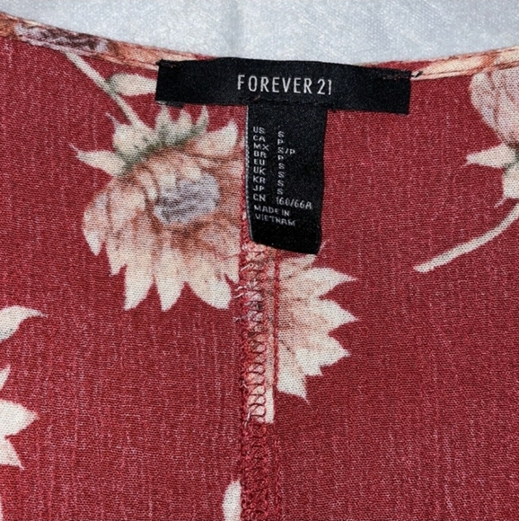 Forever 21 Long Sleeve Floral Romper Small - Picture 2 of 14